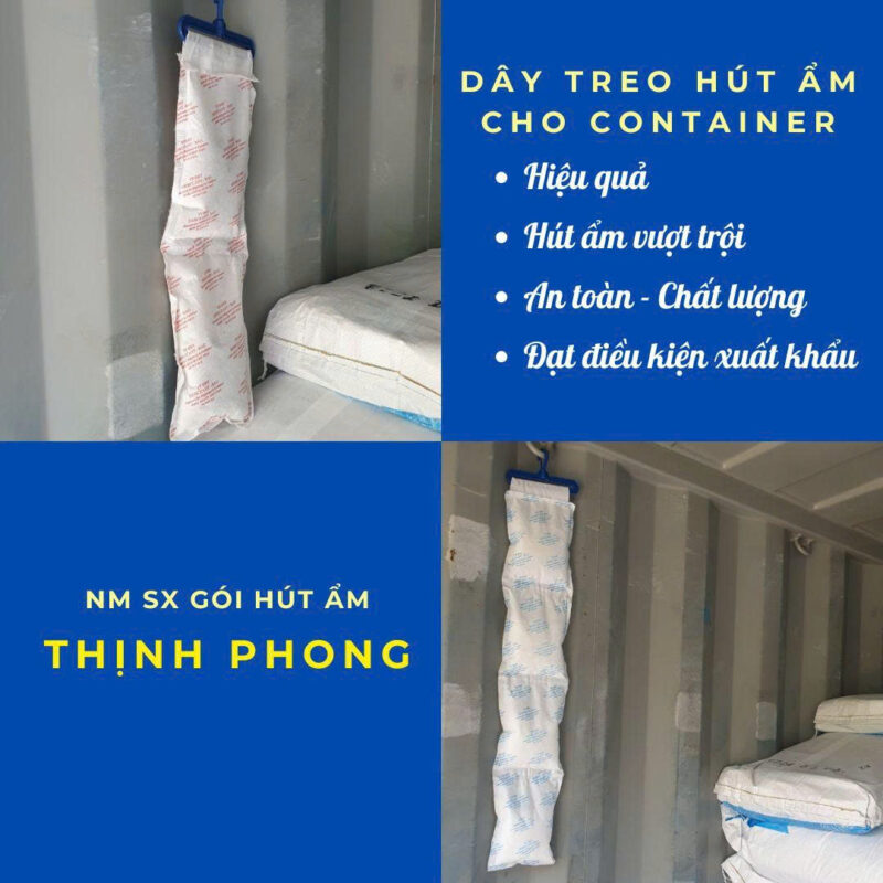 Dây treo chống ẩm giúp hạn chế hàng ẩm mốc