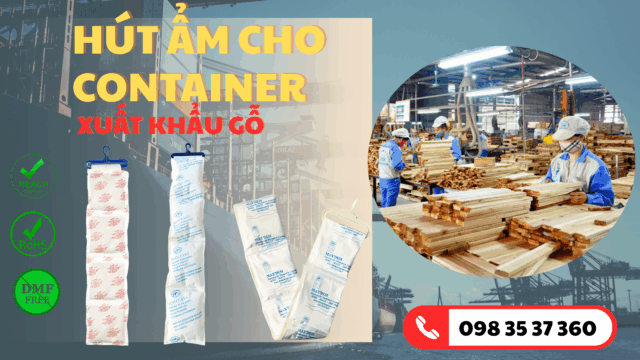 Cách bố trí dây hút ẩm trong container