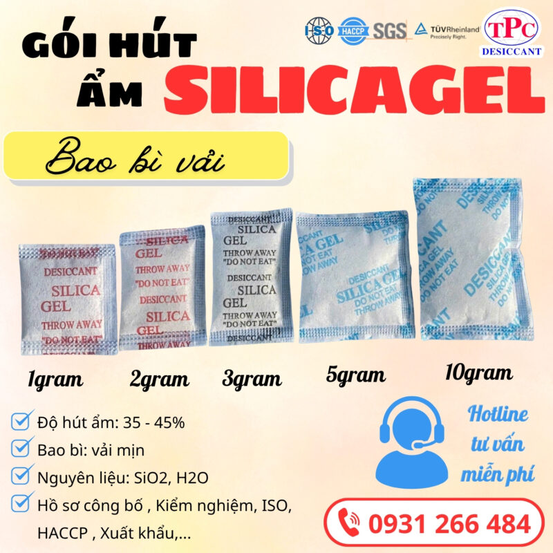 Nhà máy sản xuất gói hút ẩm tại TP.HCM