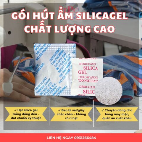 Gói hút ẩm dùng trong thùng carton