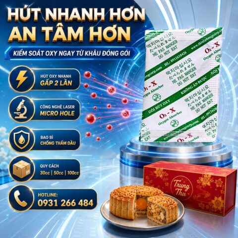 Các loại gói hút oxy cho bánh trung thu